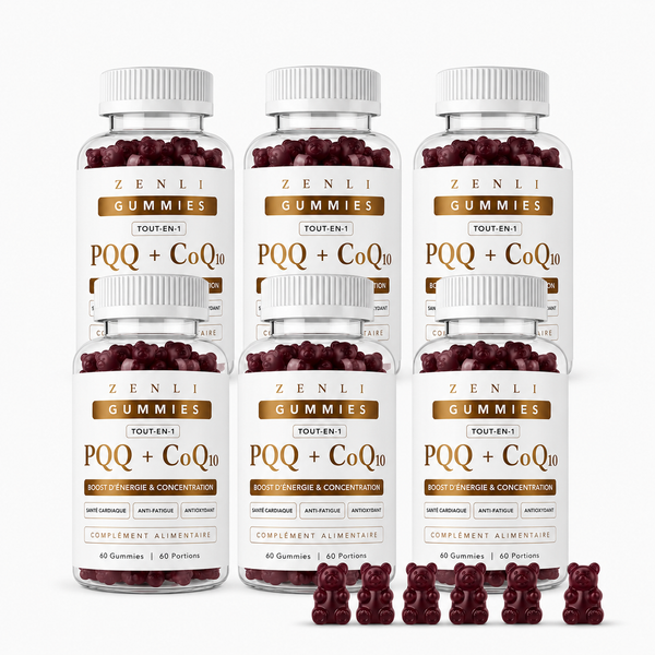 Gummies PQQ + CoQ10 — 6 mois