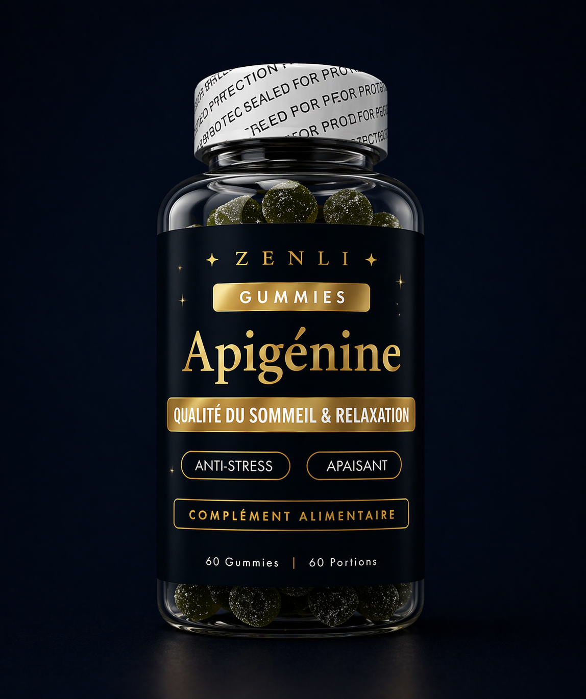 Gummies Apigénine Zenli — Sommeil & Relaxation