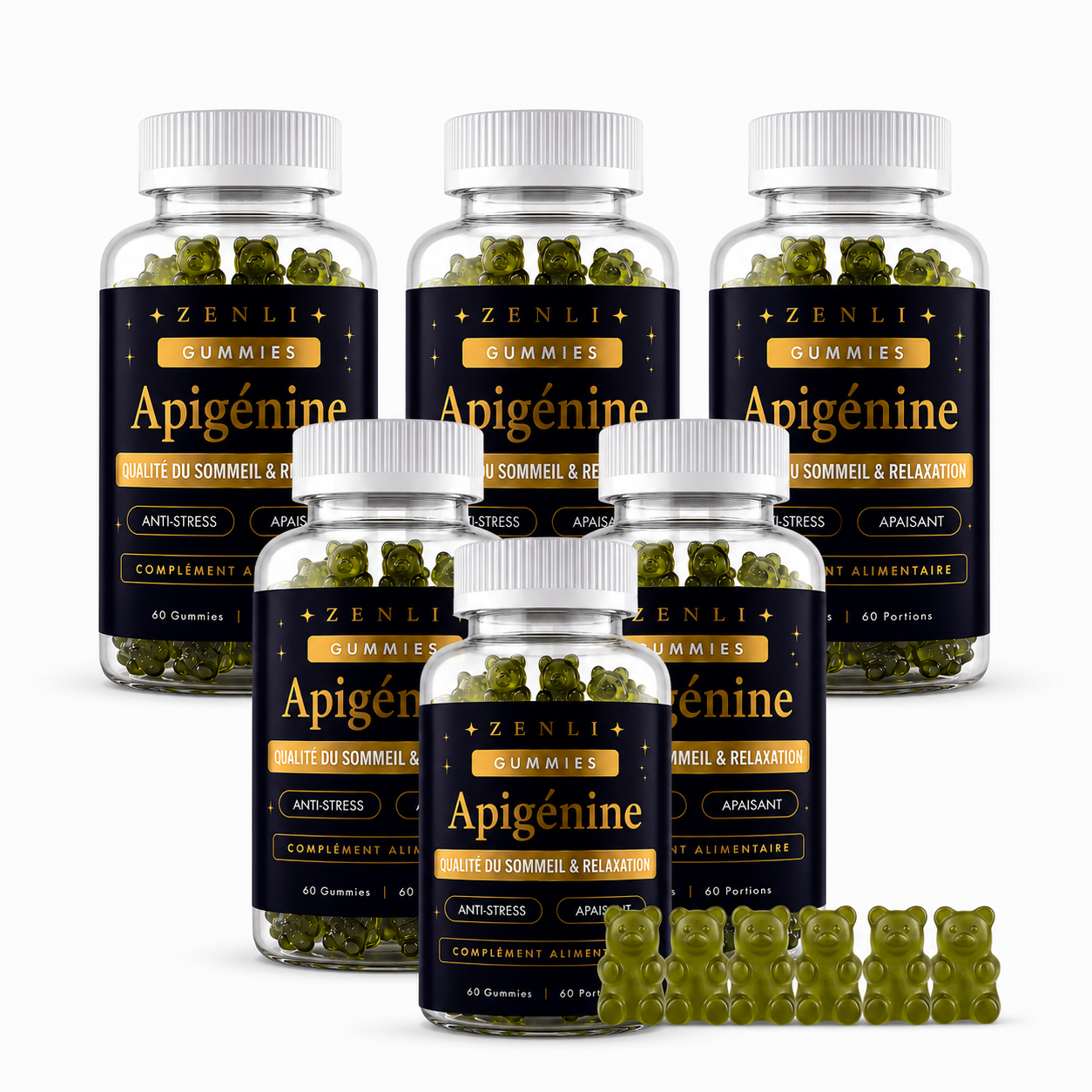 Gummies Apigénine — 6 mois