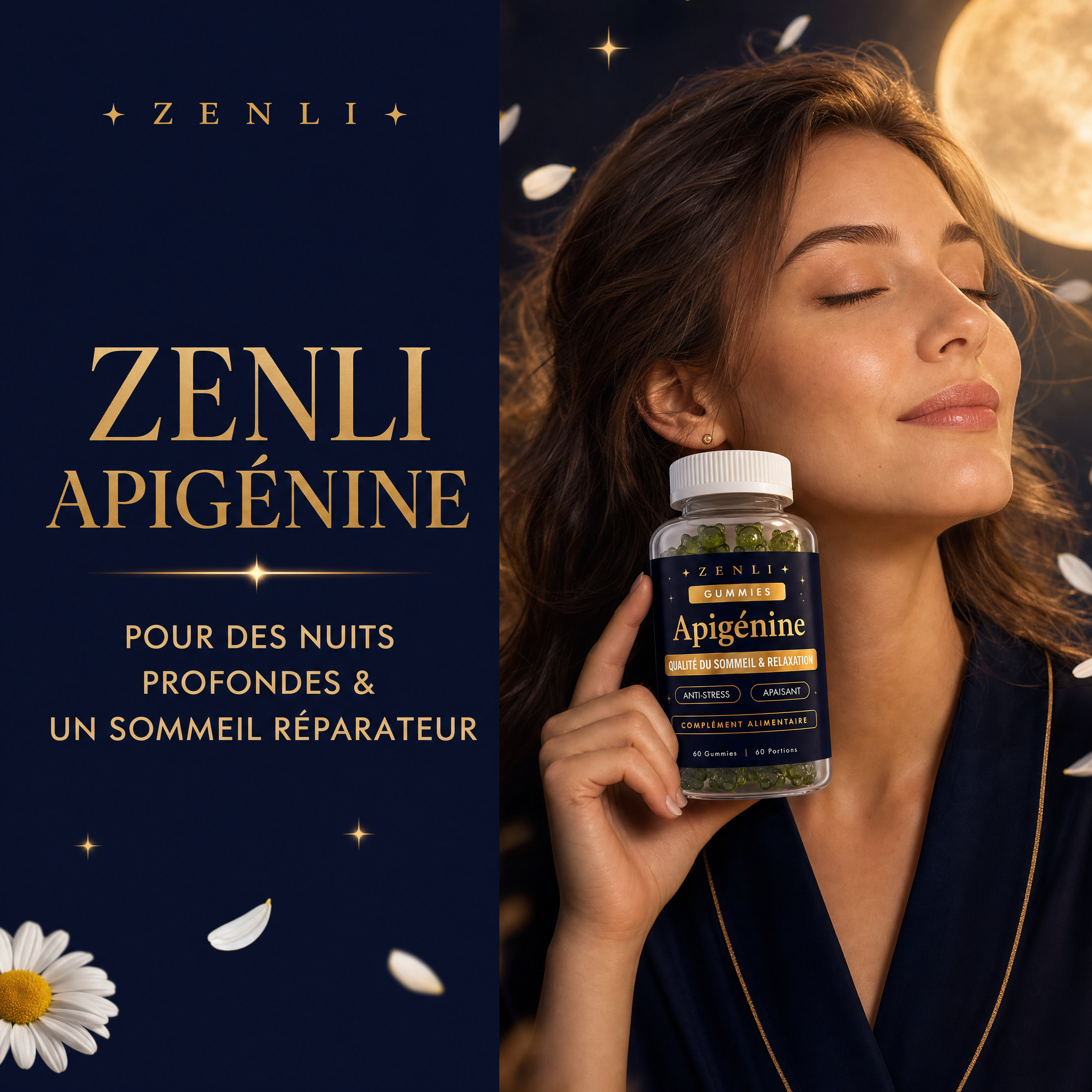 Gummies Apigénine  — Sommeil & Relaxation