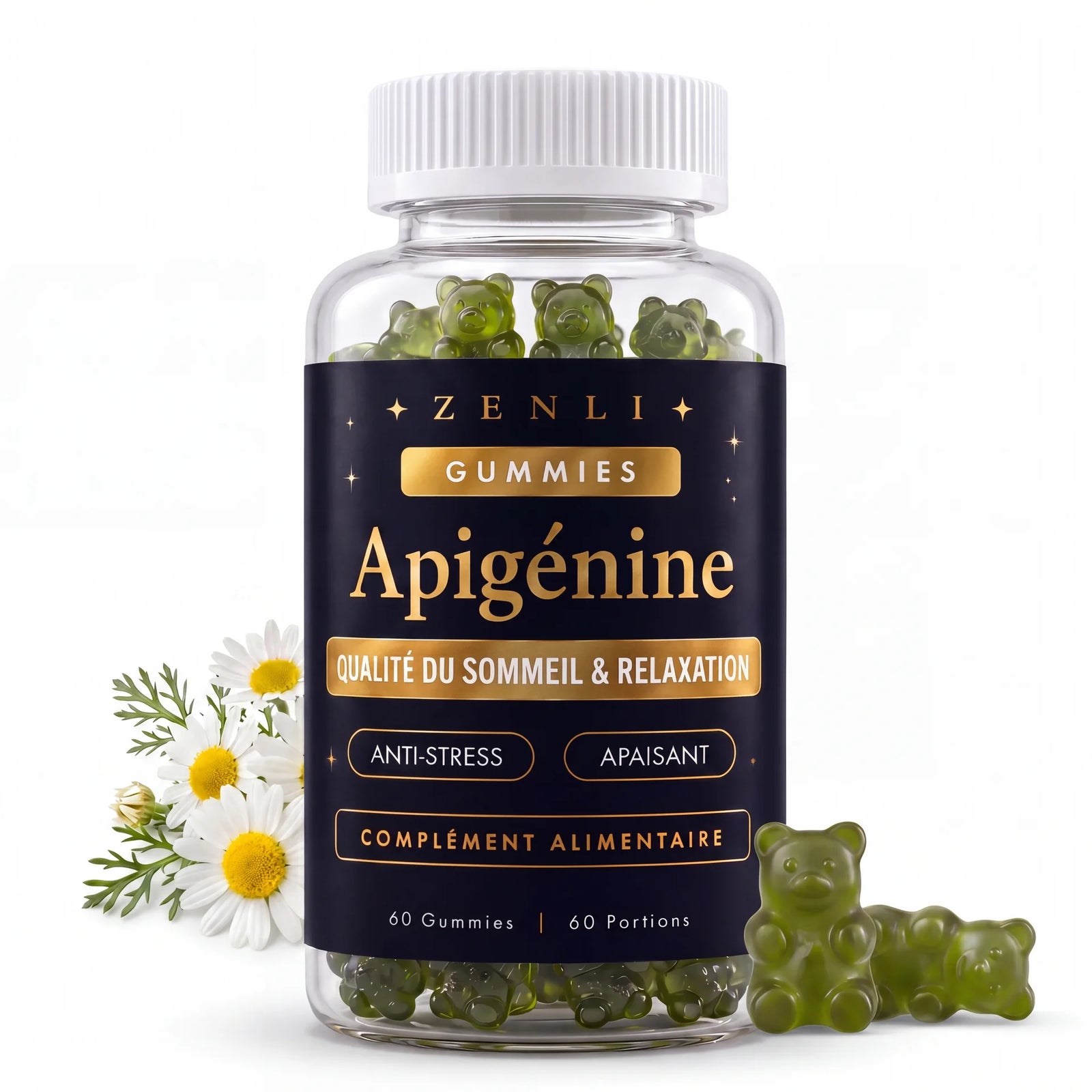 Gummies Apigénine  — Sommeil & Relaxation