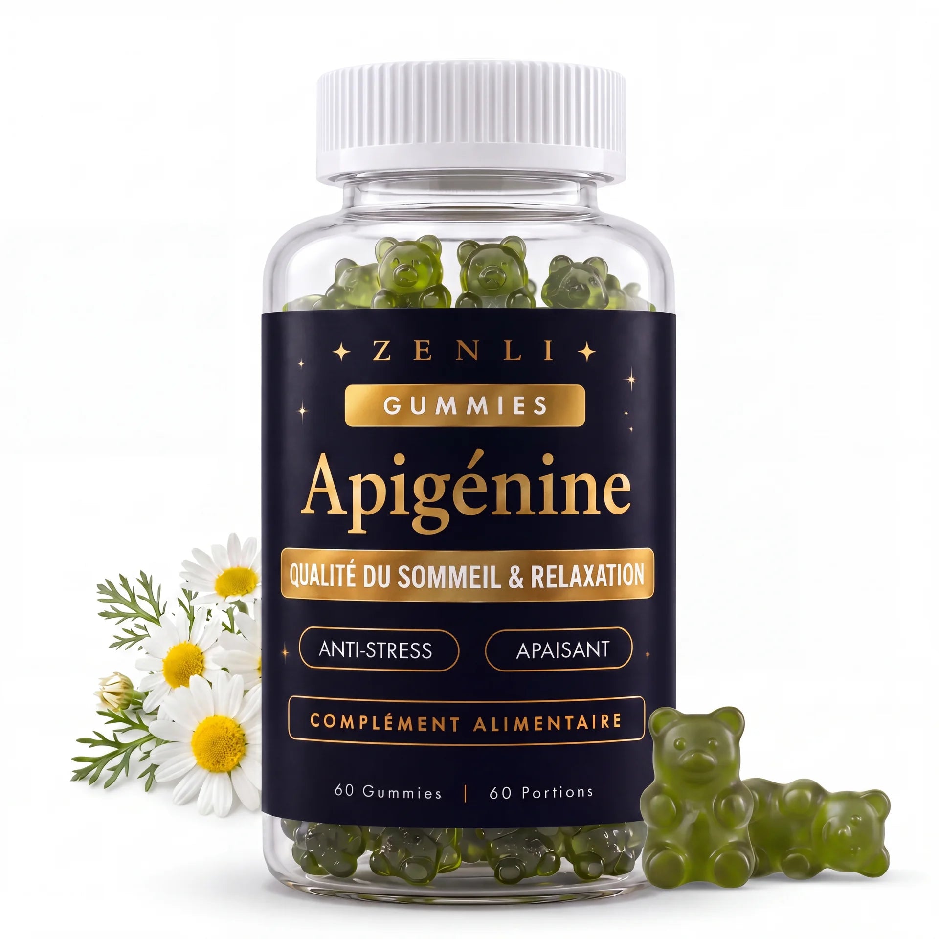 Gummies Apigénine  — Sommeil & Relaxation